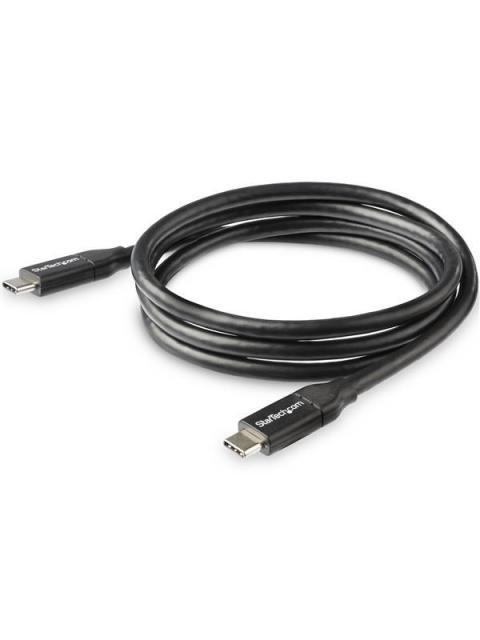 STARTECH  CABLE USB C MACHO - USB C MACHO 1 METRO NEGRO - Imagen 3