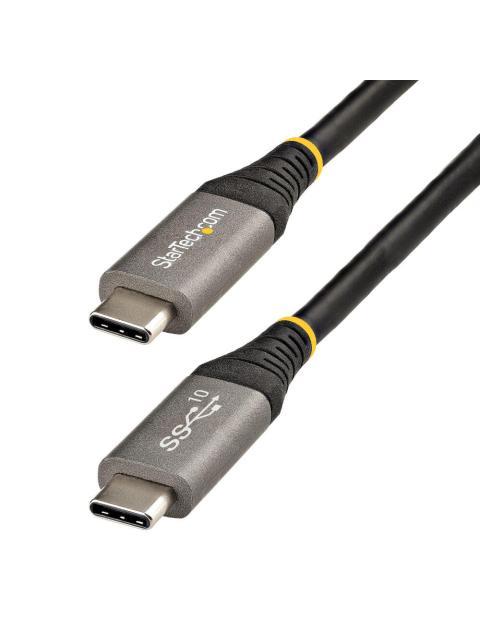 STARTECH  CABLE USB C MACHO - USB C MACHO 1 METRO NEGRO-GRIS