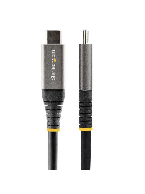 STARTECH  CABLE USB C MACHO - USB C MACHO 1 METRO NEGRO-GRIS - Imagen 2