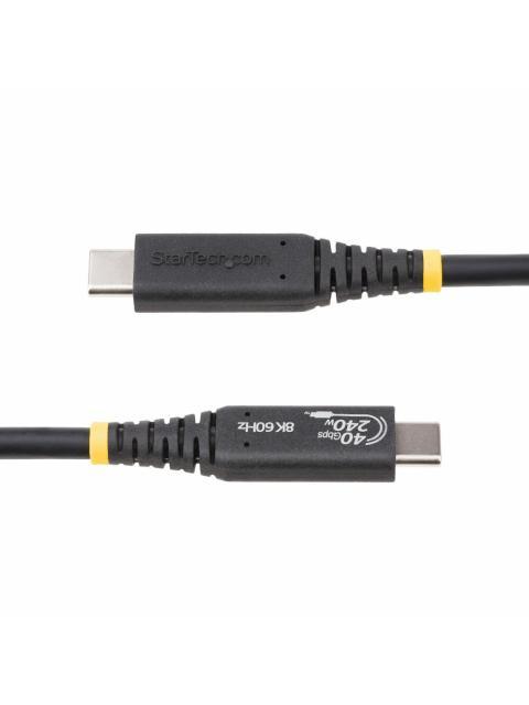 STARTECH CABLE USB C MACHO - USB C MACHO 50CM NEGRO - Imagen 3