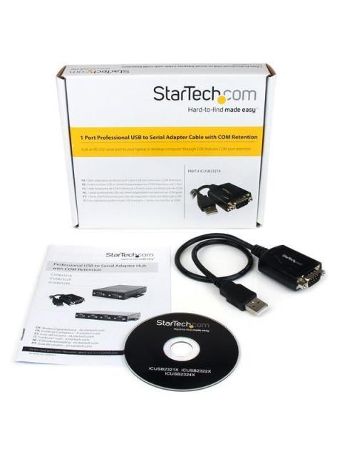 STARTECH CABLE USB MACHO - DB9 MACHO 42CM - Imagen 4