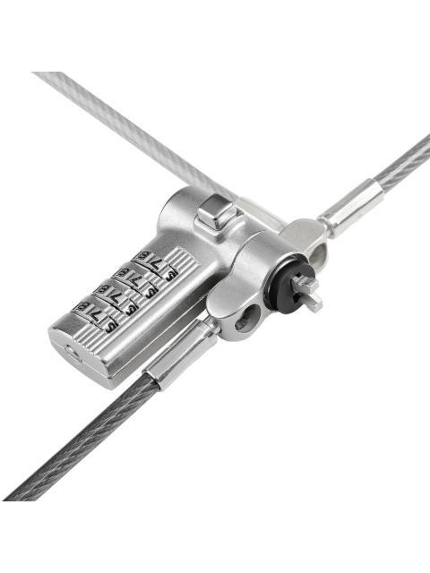 STARTECH  CANDADO DE COMBINACION PARA LAPTOP UNIVC4D-LAPTOP-LOCK 2 METROS - Imagen 3