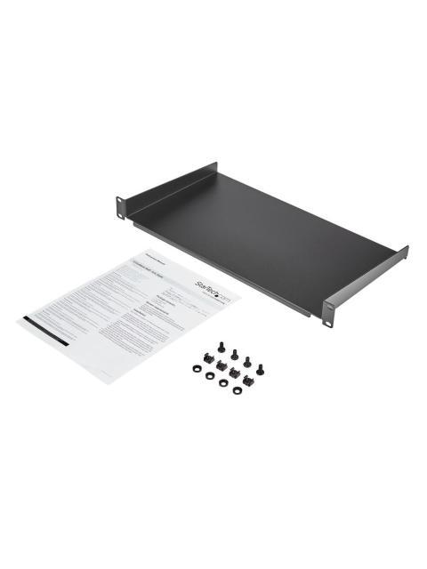 CHAROLA PARA RACK STARTECH 1U HASTA 20KG NEGRO CABSHELF1U10 - Imagen 3