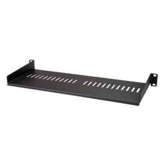 STARTECH  CHAROLA VENTILADA PARA RACK 1U HASTA 20KG NEGRO