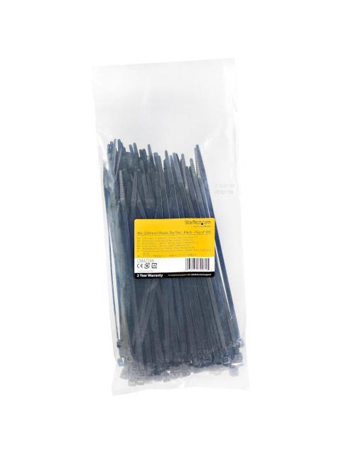 STARTECH CINCHO DE NYLON CBMZT8B 20CM X 5MM NEGRO 100 PIEZAS - Imagen 6
