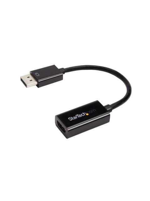 STARTECH CONVERTIDOR DE VIDEO DISPLAYPORT MACHO - HDMI HEMBRA 15CM NEGRO