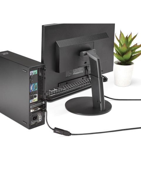 STARTECH CONVERTIDOR DE VIDEO DISPLAYPORT MACHO - HDMI HEMBRA 15CM NEGRO - Imagen 5