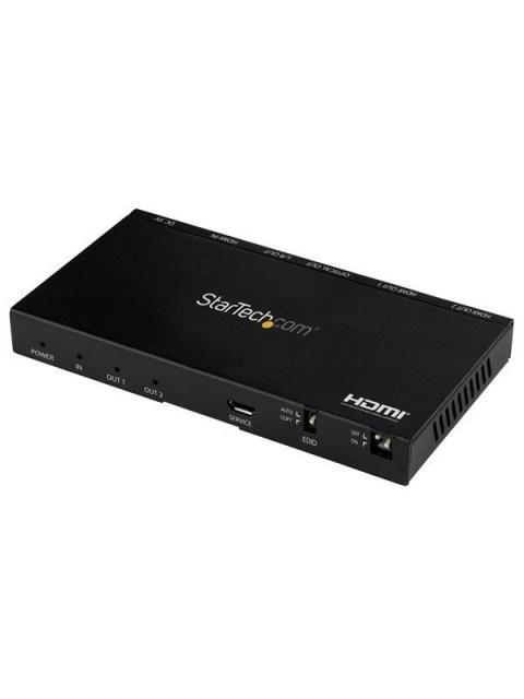 STARTECH DIVISOR DE SENAL HDMI 2 PUERTOS NEGRO