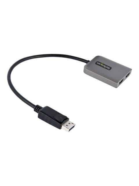 STARTECH  DIVISOR DE VIDEO DISPLAYPORT MACHO - 2X HDMI HEMBRA NEGRO-GRIS - Imagen 2
