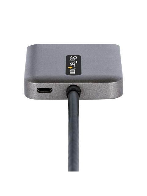 STARTECH  DIVISOR DE VIDEO DISPLAYPORT MACHO - 2X HDMI HEMBRA NEGRO-GRIS - Imagen 4