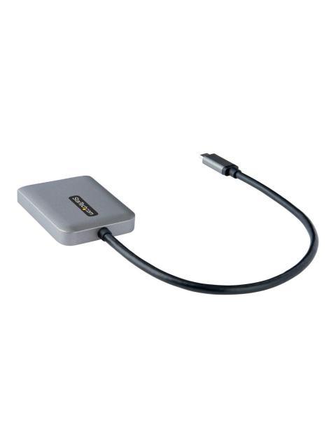 STARTECH  DIVISOR DE VIDEO MST USB-C MACHO - 2X HDMI HEMBRA NEGRO-GRIS - Imagen 2
