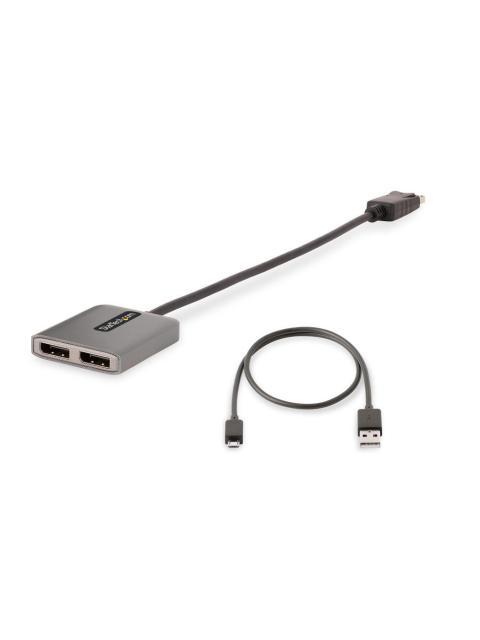 STARTECH DIVISOR MULTIPLICADOR DISPLAYPORT - 2X DISPLAYPORT GRIS - Imagen 9