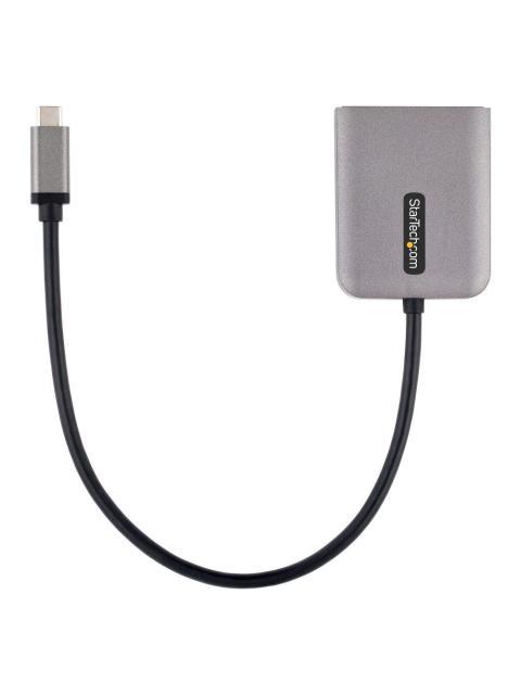 STARTECH  DIVISOR MULTIPLICADOR USB C - 2X DISPLAYPORT GRIS - Imagen 4