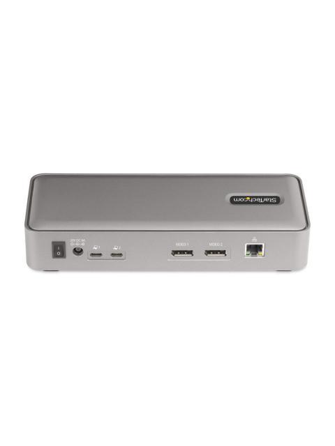 STARTECH  DOCKING STATION 129N-USBC-KVM-DOCK USB-C 2X USB 3.0 3X USB-C 2X USB 2.0 2X DISPLAYPORT 1X RJ-45 GRIS - Imagen 3