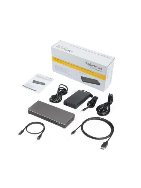 ESTACION DE ACOP STARTECH THUNDERBOLT 3 LAPTOP USB-C SD TB3DOCK2DPPD - Imagen 2