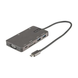 STARTECH  DOCKING STATION USB C 2X USB 3.0 1X HDMI 1X RJ-45 1X VGA GRIS