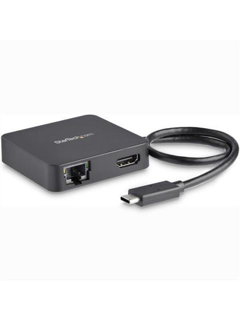 STARTECH DOCKING STATION USB-C CON GIGABIT ETHERNET HDMI 4K NEGRO