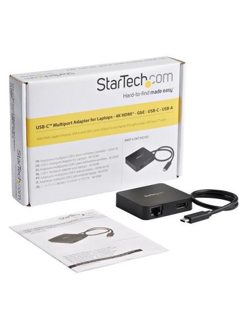 STARTECH DOCKING STATION USB-C CON GIGABIT ETHERNET HDMI 4K NEGRO - Imagen 8