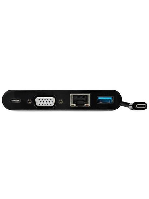 STARTECH DOCKING STATION USB C DE 1 PUERTO 1X VGA 1X RJ-45 NEGRO - Imagen 4