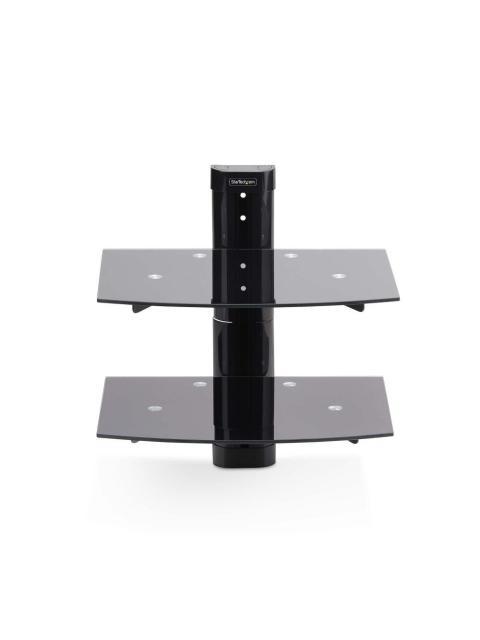 STARTECH  ESTANTE ESCALONADO 2B-WALL-MOUNT-SHELF 2 NIVELES MARCO DE ALUMINIO HASTA 7KG NEGRO - Imagen 3