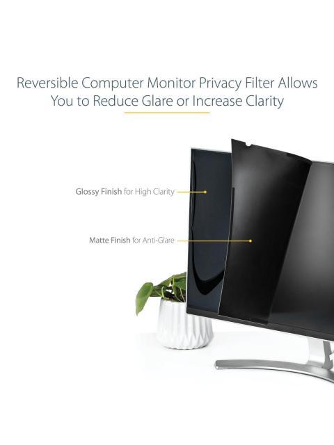 STARTECH FILTRO DE PRIVACIDAD PARA MONITOR 24 WIDESCREEN 32.5 X 51.9CM - Imagen 5