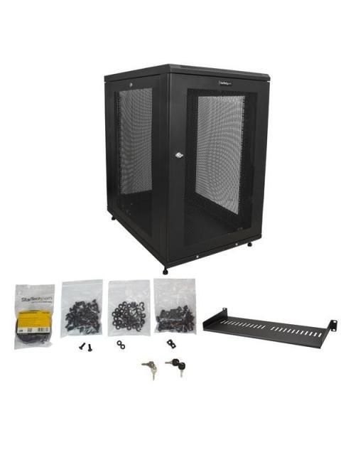 STARTECH GABINETE 18U HASTA 450KG NEGRO - Imagen 3
