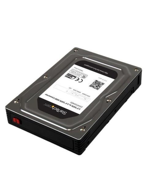 STARTECH GABINETE ADAPTADOR DE DISCO DURO O SSD 2.5 SATA HASTA 12.5MM DE ALTURA PARA BAHIA DE 3.5