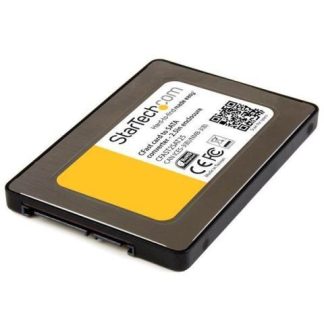 STARTECH  GABINETE DE DISCO DURO CFAST2SAT25 2.5 SATA III NEGRO-PLATA