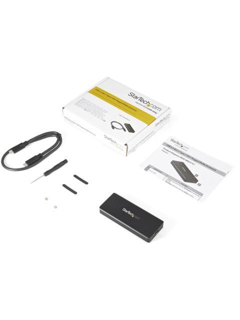 STARTECH GABINETE DE DISCO DURO M2E1BRU31C M.2 NVME USB 3.2 NEGRO