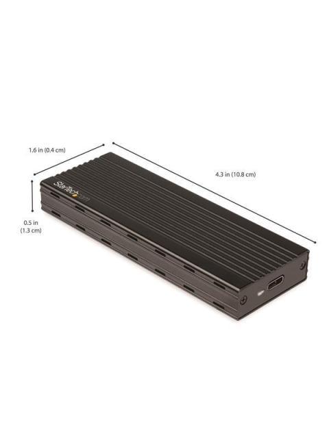 STARTECH GABINETE PARA SSD M2E1BMU31C M.2 USB-C 3.2 NEGRO - Imagen 7