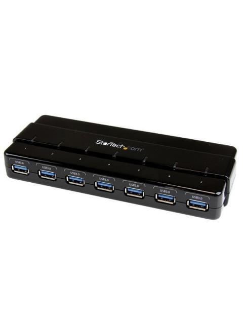 STARTECH HUB CONCENTRADOR USB 3.0 CON ALIMENTACION DE 7 PUERTOS 5000 MBIT-S
