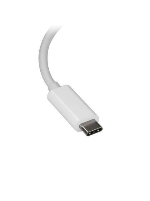 STARTECH  HUB CONCENTRADOR USB C 3.0 - 1X USB A-1X USB C-1X RJ-45-1X DVI-I 5000 GBIT-S BLANCO - Imagen 4