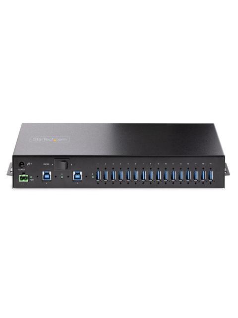 STARTECH HUB INDUSTRIAL 5000 MBIT-S USB 3.0 DE 16 PUERTOS NEGRO - Imagen 3