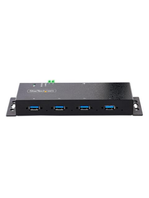 STARTECH HUB INDUSTRIAL 5000 MBIT-S USB 3.0 DE 4 PUERTOS NEGRO - Imagen 3