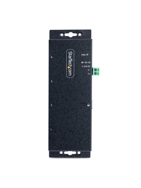 STARTECH HUB INDUSTRIAL 5000 MBIT-S USB 3.0 DE 4 PUERTOS NEGRO - Imagen 5