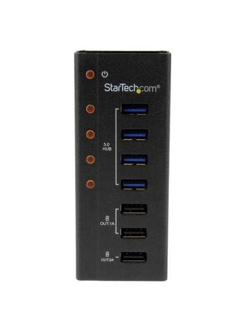 STARTECH HUB ST4300U3C3 3X USB 2.0 4X USB 3.0 5000 MBIT-S NEGRO - Imagen 2