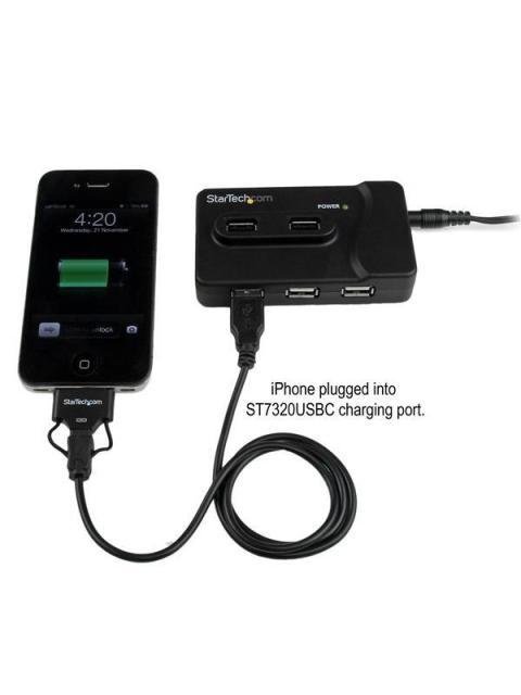STARTECH HUB USB 2X USB 3.0 4X USB 2.0 480 MBIT-S NEGRO - Imagen 7