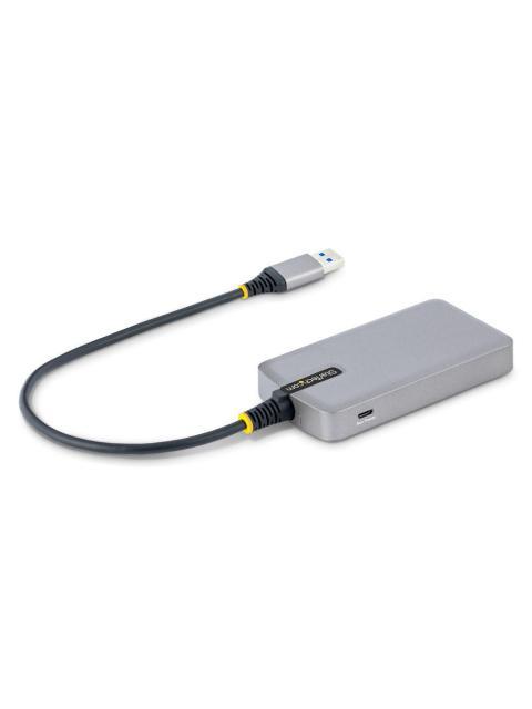 STARTECH HUB USB 3.0 - 3X USB 3.0 X1 RJ-45 5000 MBIT-S GRIS - Imagen 2