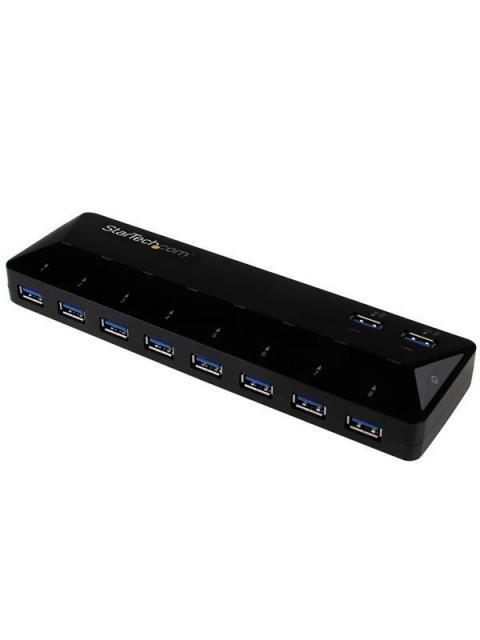 STARTECH HUB USB 3.0 DE 10 PUERTOS USB 3.0 NEGRO PARA PC ST103008U2C - Imagen 4
