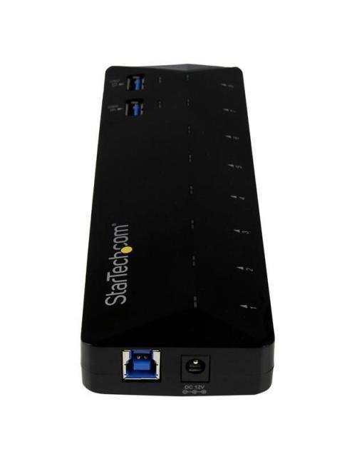 STARTECH HUB USB 3.0 DE 10 PUERTOS USB 3.0 NEGRO PARA PC ST103008U2C - Imagen 5