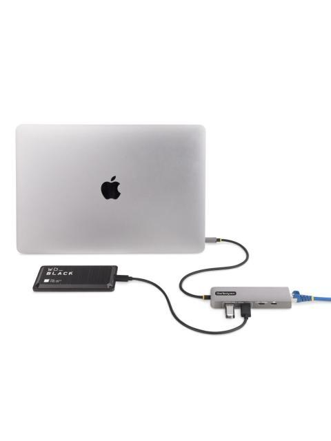 STARTECH HUB USB-C - 2X USB A 1X USB C 1X RJ-45 10 GBIT-S GRIS - Imagen 5
