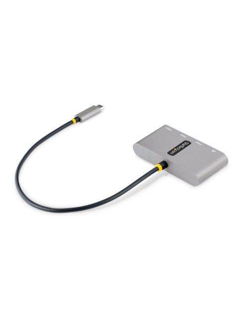 STARTECH  HUB USB C 3.0 3X USB A 3.0 1X RJ-45 GRIS - Imagen 2