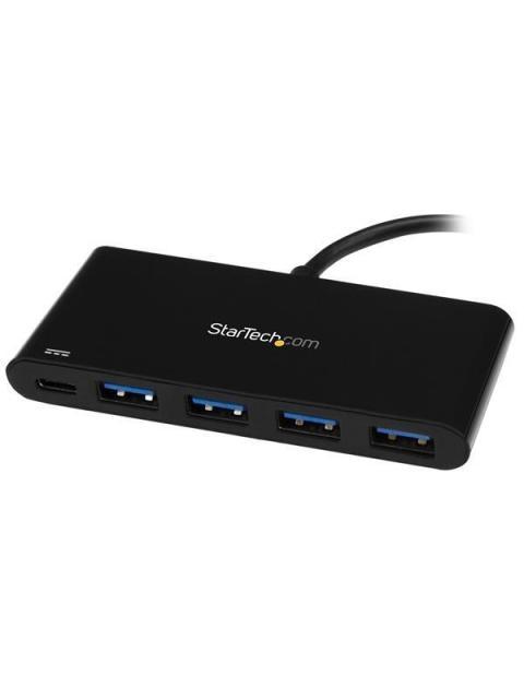 STARTECH  HUB USB C 3.0 MACHO - 4X USB A HEMBRA CON PD ENTREGA DE POTENCIA 5000 MBIT-S NEGRO - Imagen 4