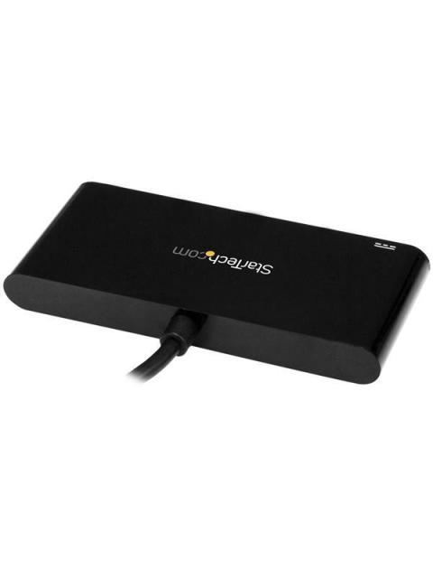 STARTECH HUB USB C 3.0 MACHO - 4X USB A HEMBRA CON PD ENTREGA DE POTENCIA 5000 MBIT-S NEGRO