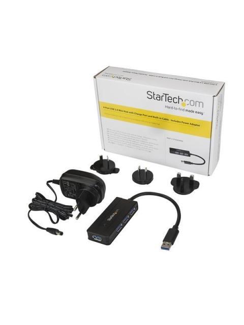 STARTECH HUB USB C 3.0 MACHO - DE 4X USB A 3.0 HEMBRA 5000 MBIT-S NEGRO - Imagen 3