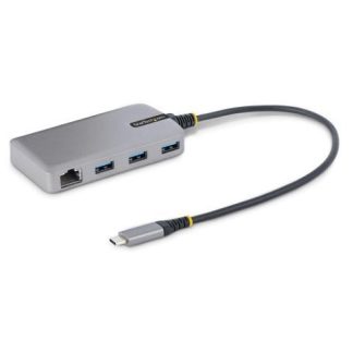 STARTECH  HUB USB C - 3X USB 3.0 X1 RJ-45 5000 MBIT-S GRIS