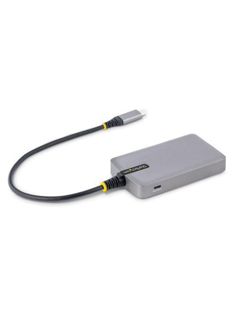 STARTECH HUB USB C - 3X USB 3.0 X1 RJ-45 5000 MBIT-S GRIS - Imagen 2