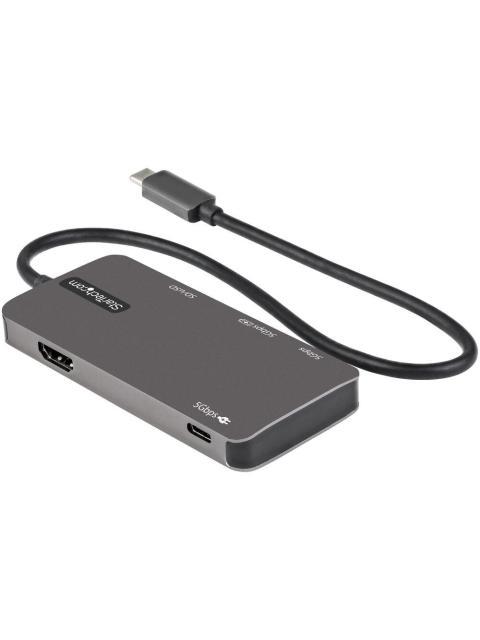STARTECH  HUB USB-C MACHO - 2X USB-A-1X HDMI-1X USB-C HEMBRA 5 GBIT-S NEGRO - Imagen 2