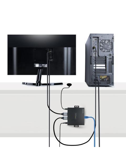 STARTECH  KIT EXTENSOR HDMI CAT5-6 HASTA 70 METROS NEGRO - Imagen 8