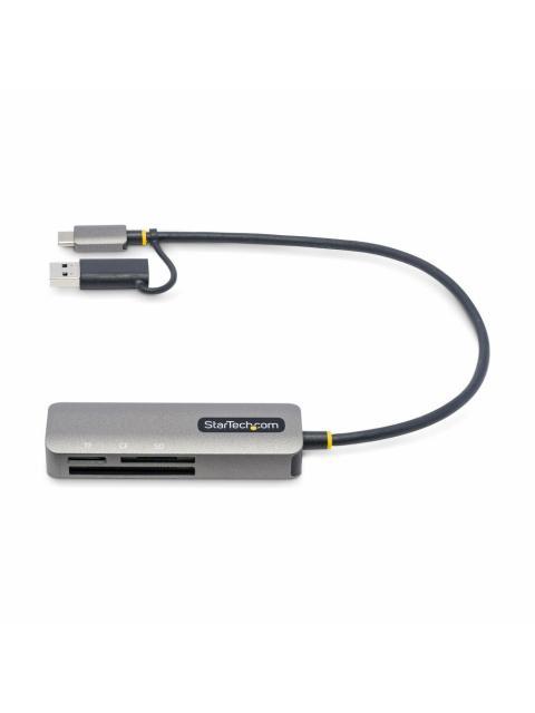 STARTECH LECTOR DE MEMORIA FCREADMICRO3V2 SD MICROSD COMPACTFLASH GRIS - Imagen 2